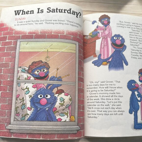 Sesame Street Hardbound Morning to Night 1989 Volume 11 - Picture 4 of 9